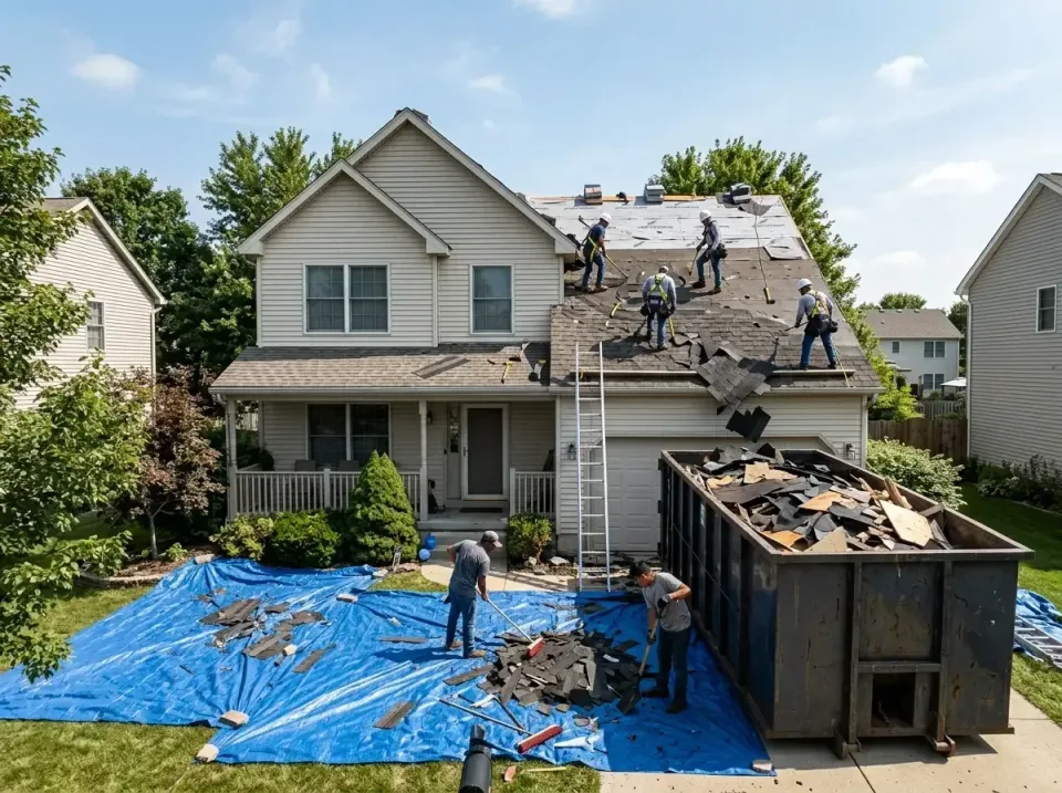 roof-replacement-debris-remova-004 — frequently asked questions, Cheapest Dumpster Rentals in Lakewood, OH